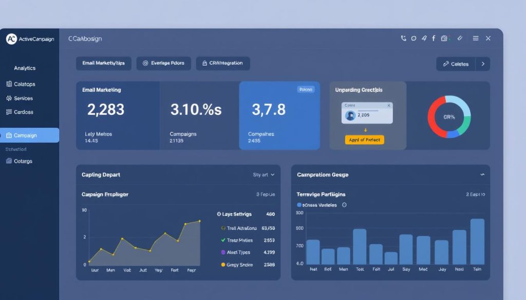 ActiveCampaign platform overview showing main features and dashboard