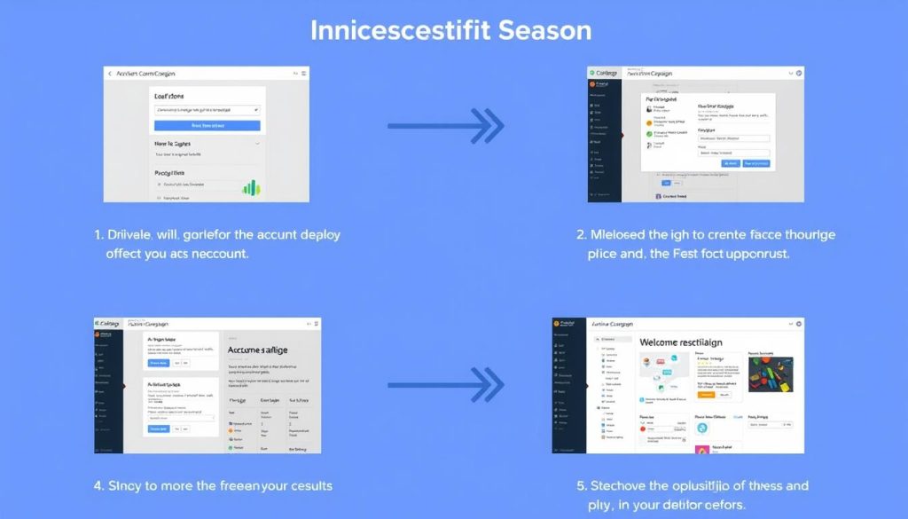 ActiveCampaign setup process showing account creation and initial configuration
