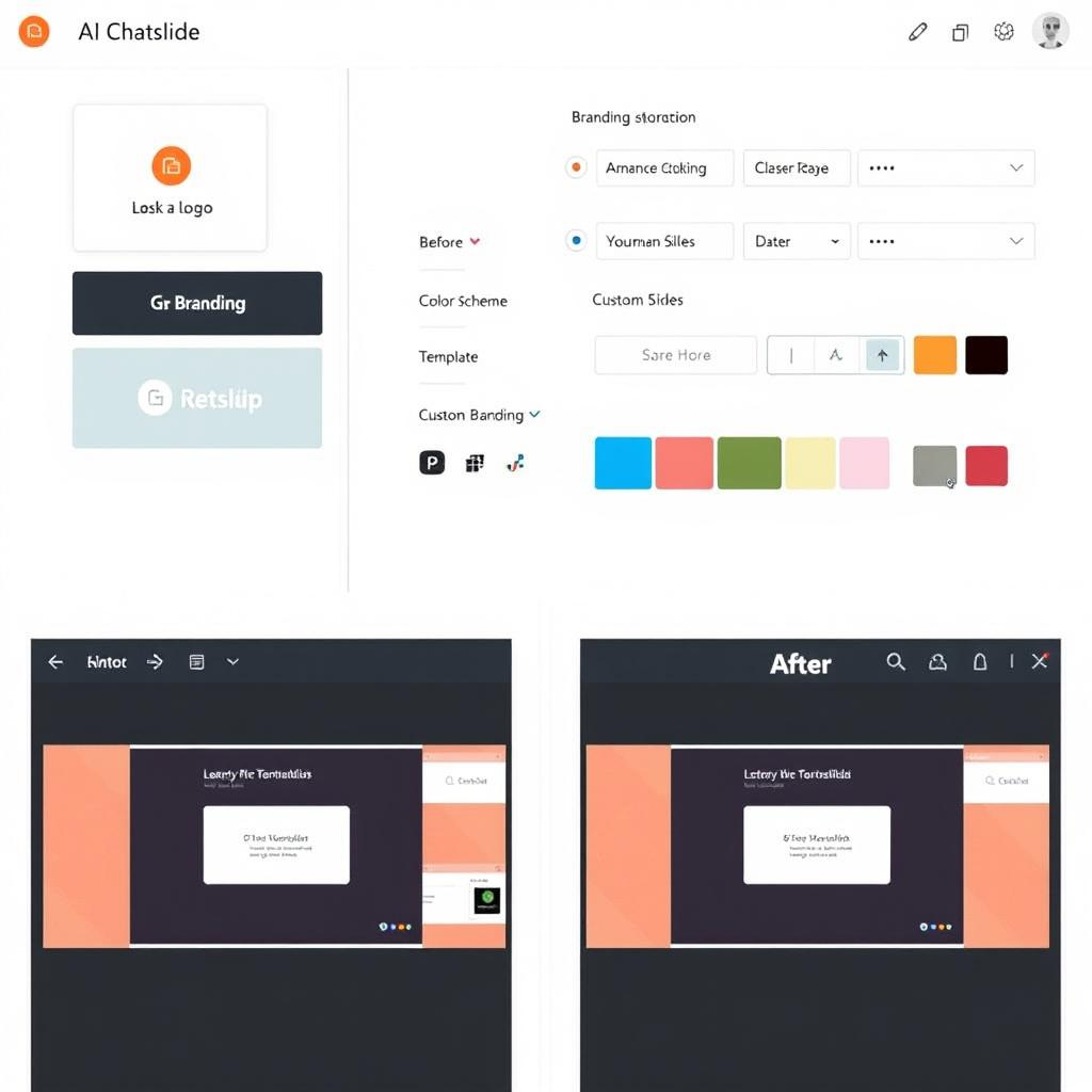 Chatslide AI PowerPoint software custom branding options Chatslide AI PowerPoint software custom branding options