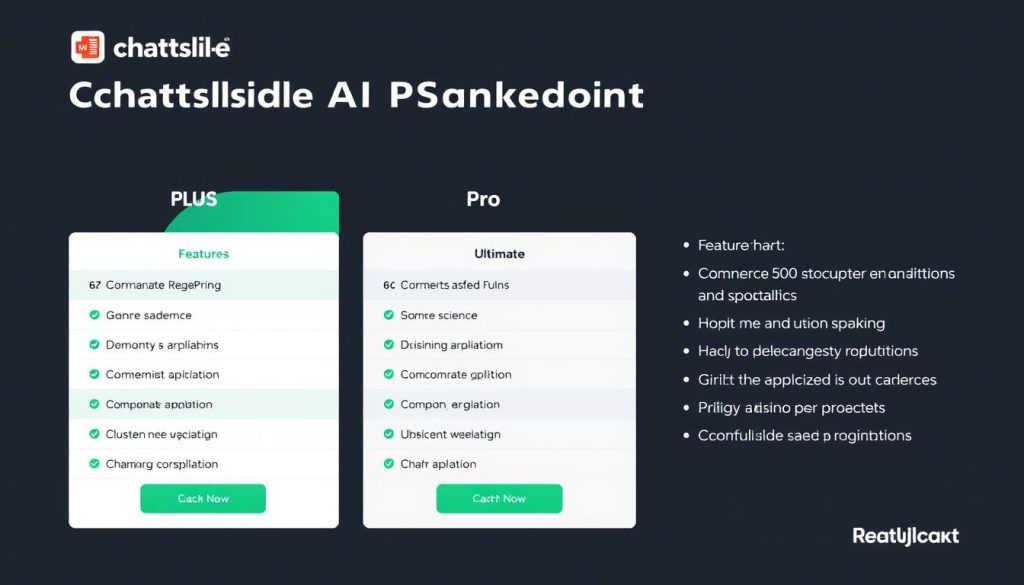 Chatslide AI PowerPoint software pricing plans comparison Chatslide AI PowerPoint software pricing plans comparison