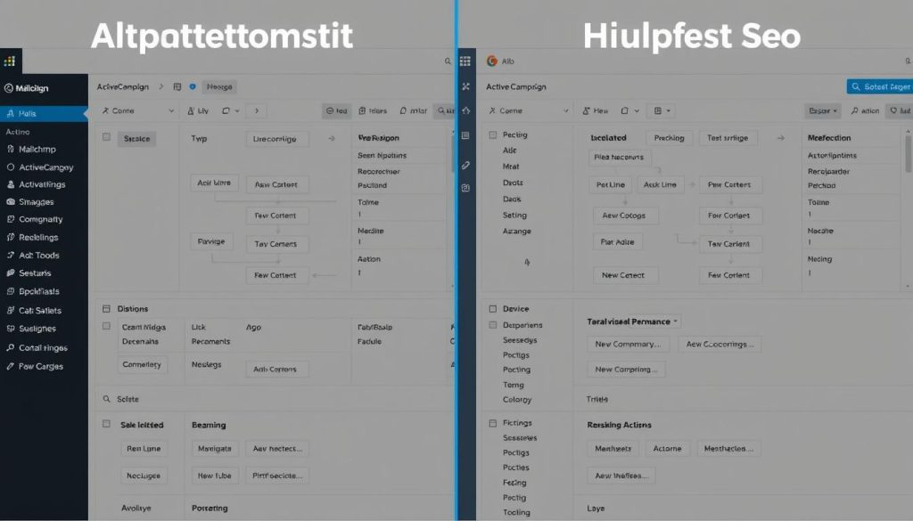Comparison of ActiveCampaign's automation builder versus competitors