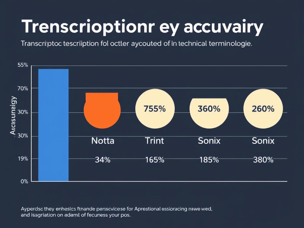 Comparison of transcription accuracy for technical terminology Comparison of transcription accuracy for technical terminology