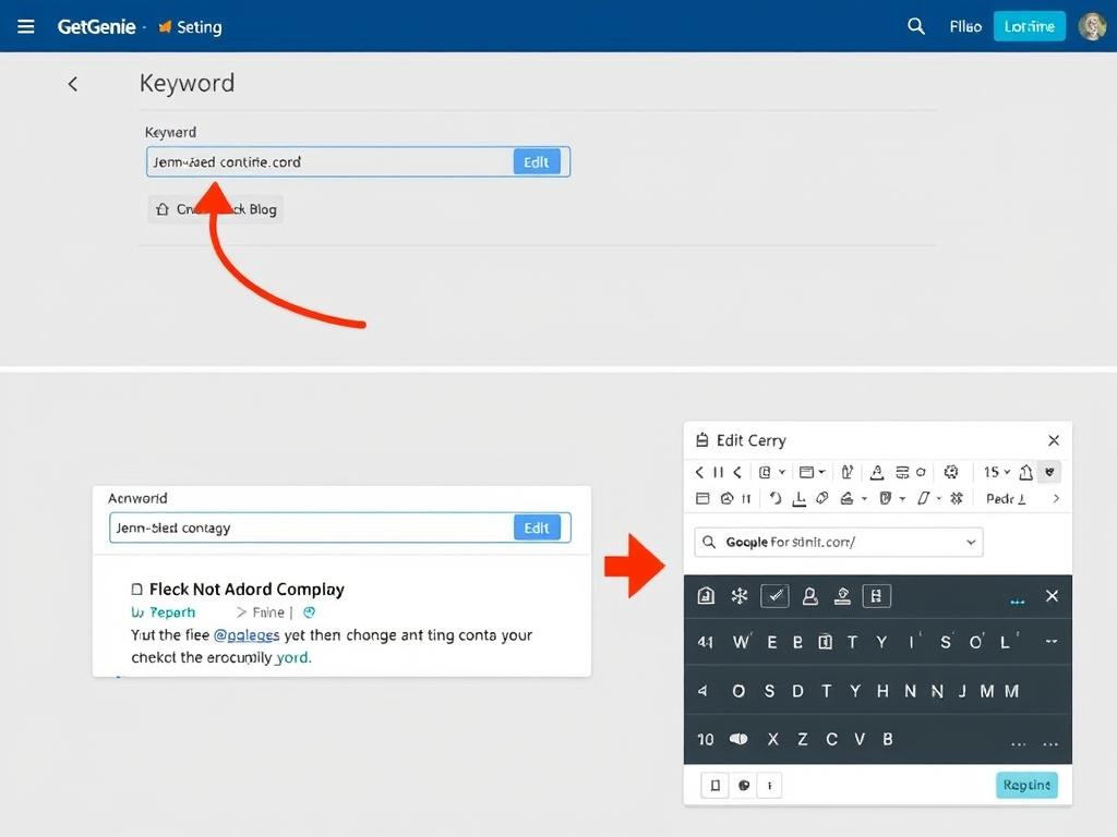 Creating first content with GetGenie's One-Click Blog feature Creating first content with GetGenie's One-Click Blog feature