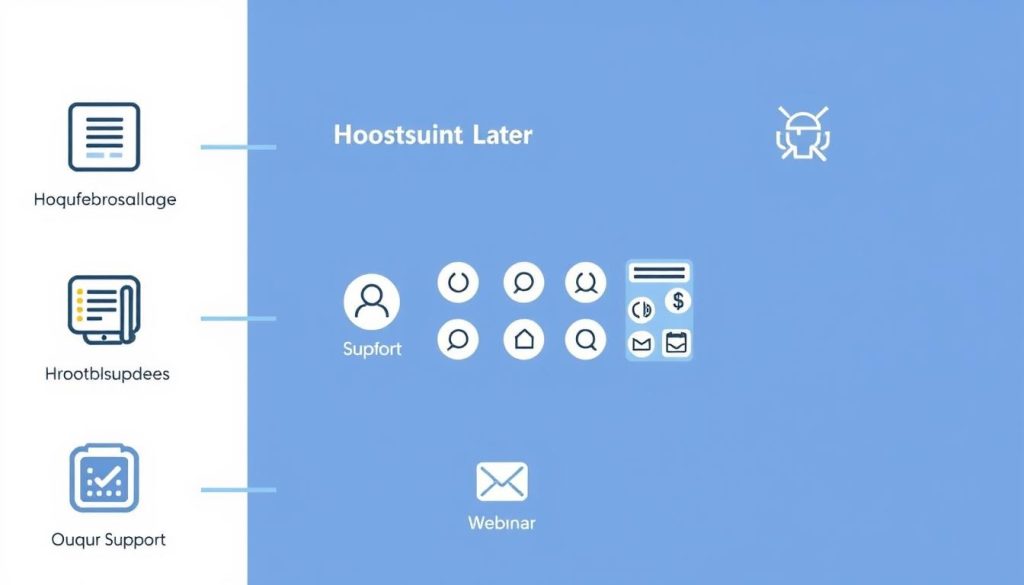 Customer support options for each social media scheduling tool