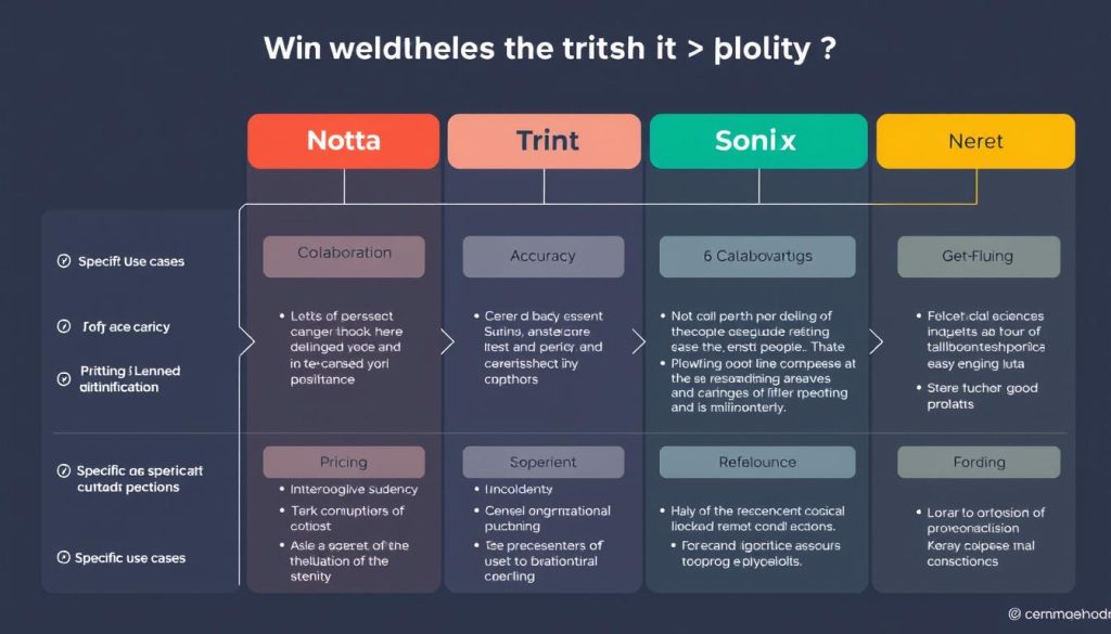 Decision flowchart for choosing the best AI transcription tool based on user needs Decision flowchart for choosing the best AI transcription tool based on user needs