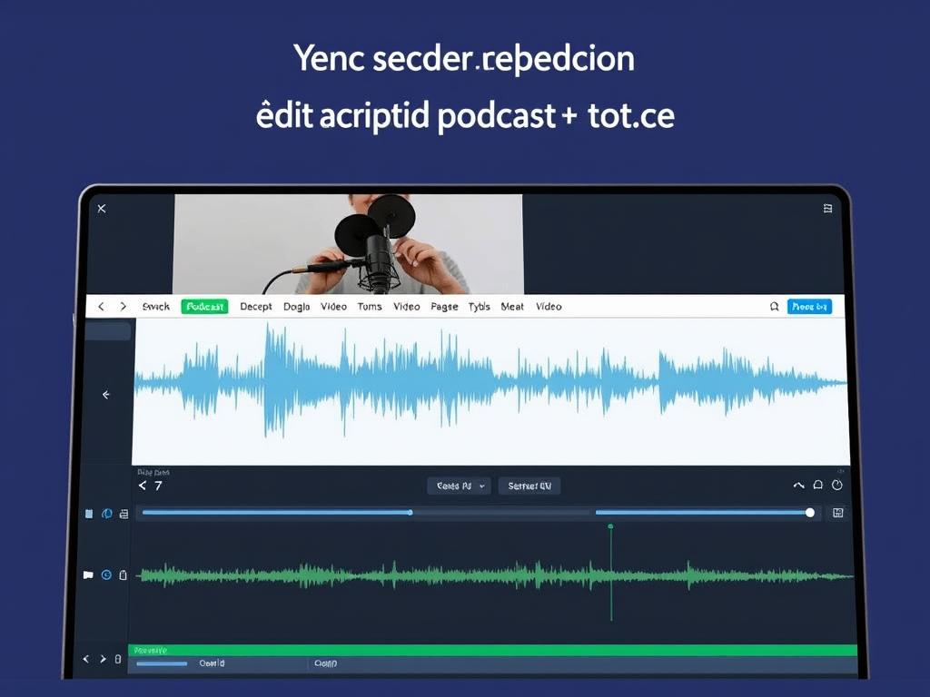 Descript audio and video editing platform with transcription features