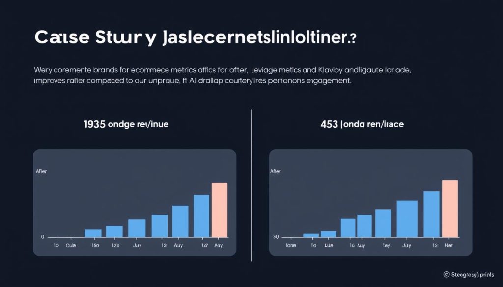 Ecommerce brand showing improved metrics after implementing Klaviyo's AI features