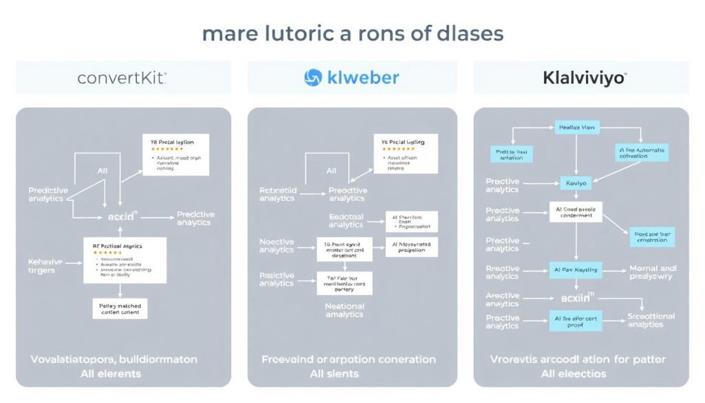 Email marketing automation workflows powered by AI across the three platforms