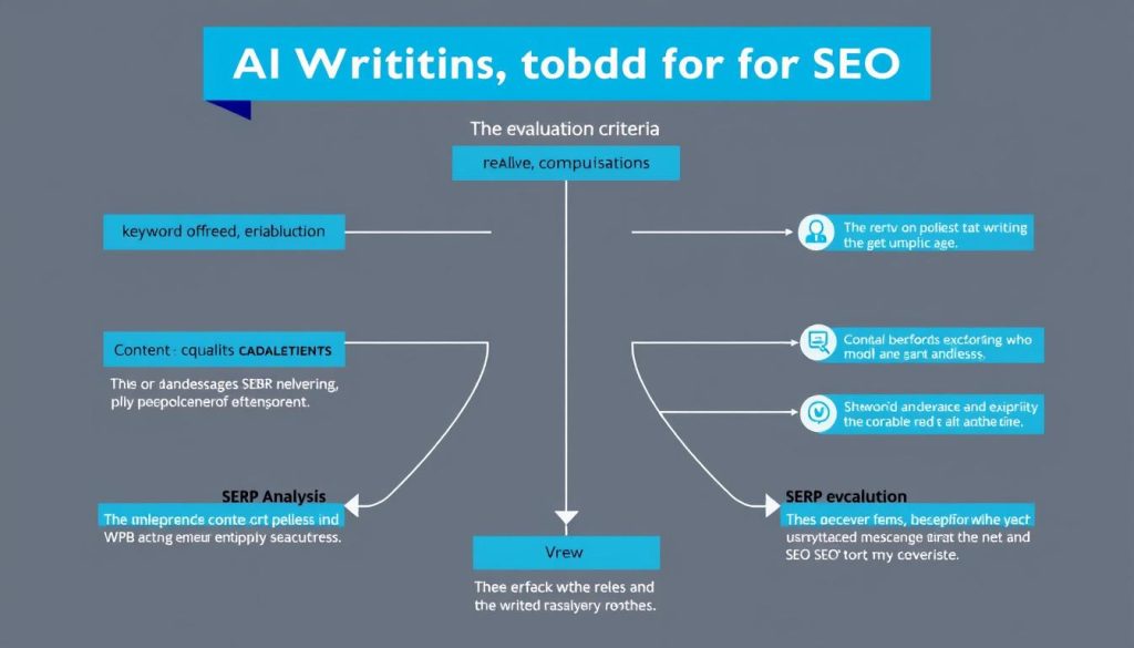 Evaluation criteria for the best AI writing tools for SEO showing key metrics Evaluation criteria for the best AI writing tools for SEO showing key metrics