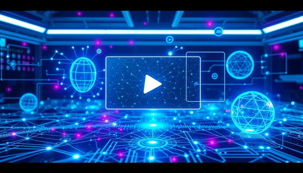 Future trends in AI video creation technology visualization