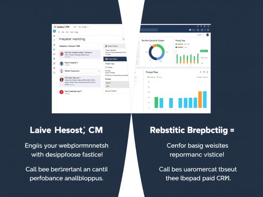 HubSpot CRM free version live chat and basic reporting for small businesses