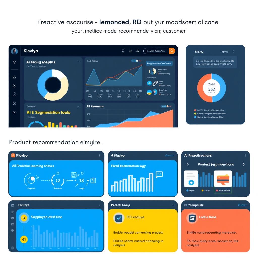 Klaviyo's predictive analytics and AI segmentation features for email marketing