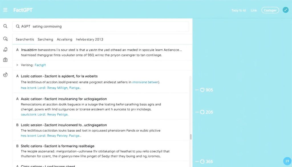LongShot AI FactGPT feature in action showing fact verification process