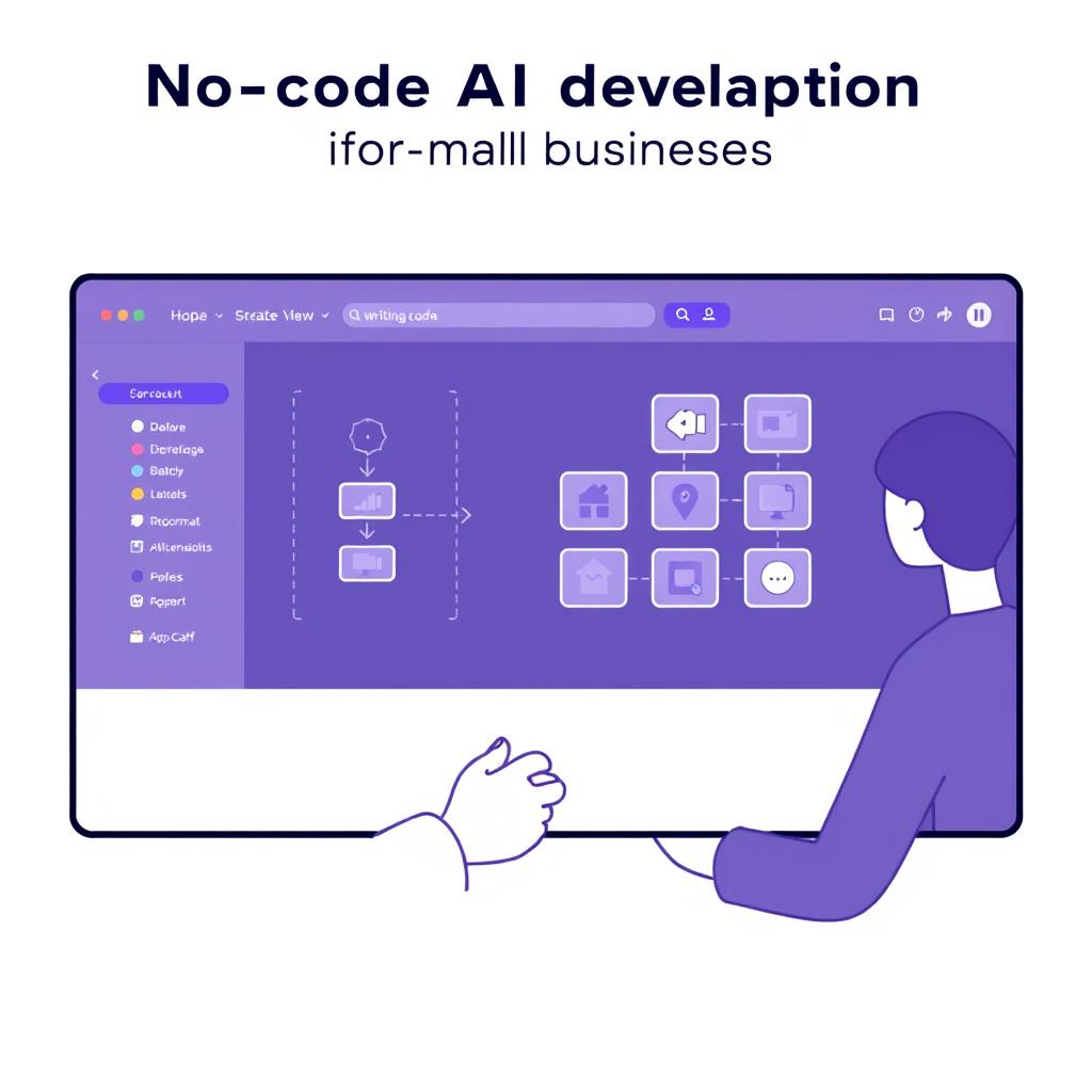 No-code AI development platform for small business