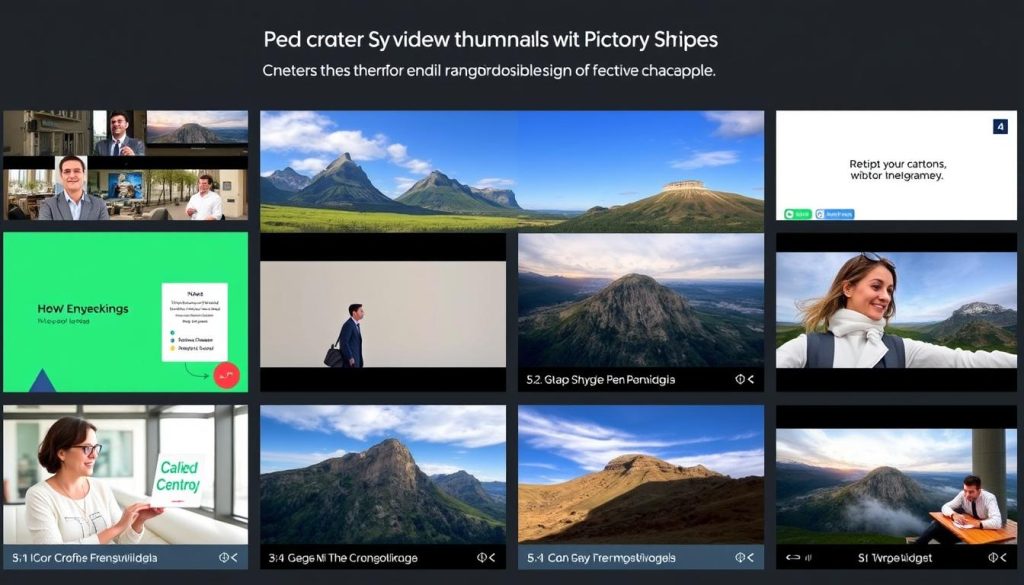 Pictory AI video output examples showing different styles and formats