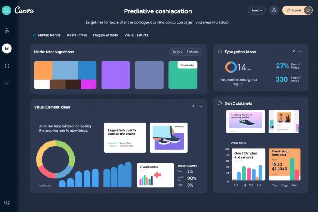 Predictive branding tools in Canva AI Features 2025