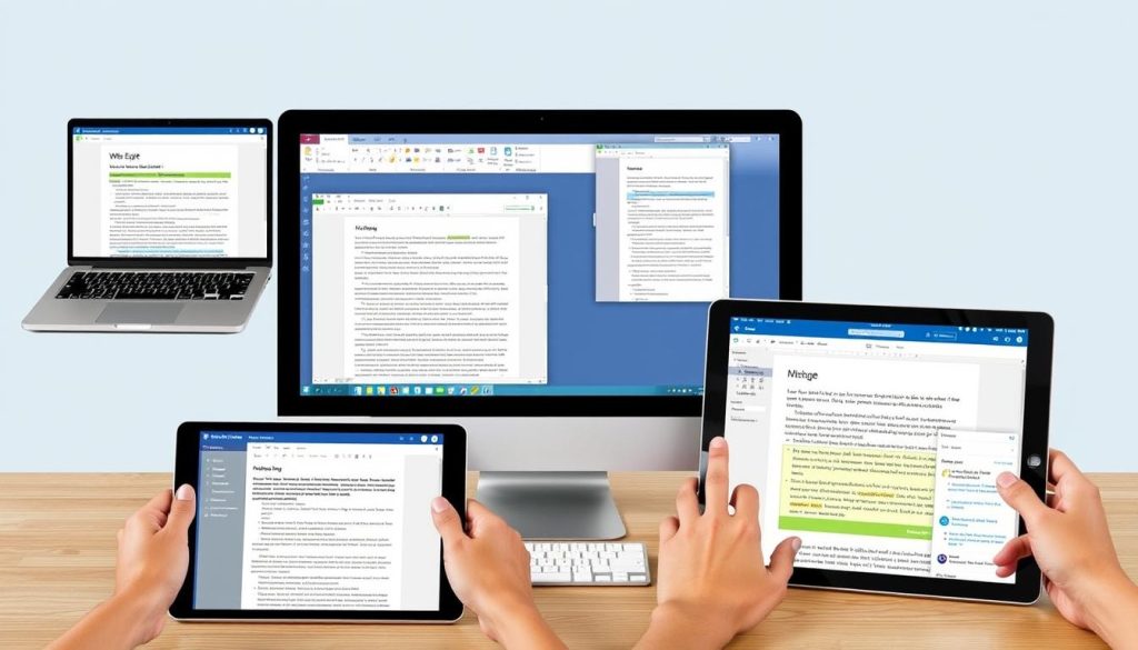 ProWritingAid being used on different devices and platforms