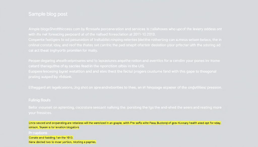 Sample blog post generated by LongShot AI showing structure and formatting