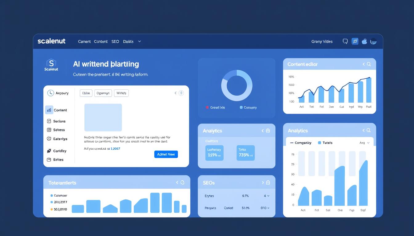Scalenut Review dashboard overview showing the main interface