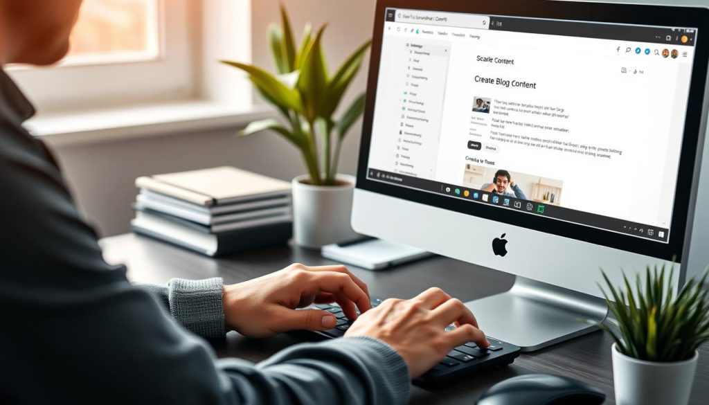 Scalenut being used for blog content creation