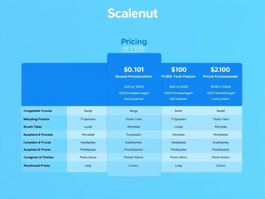 Scalenut pricing comparison chart