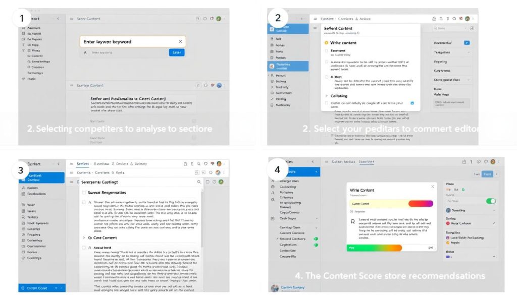 Step-by-step process of using Surfer SEO Content Editor