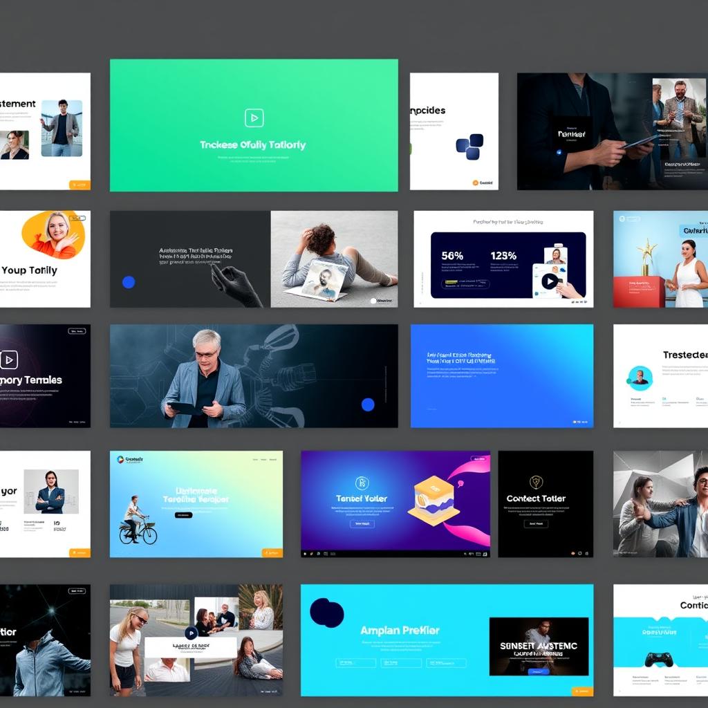 Synthesia AI video template gallery