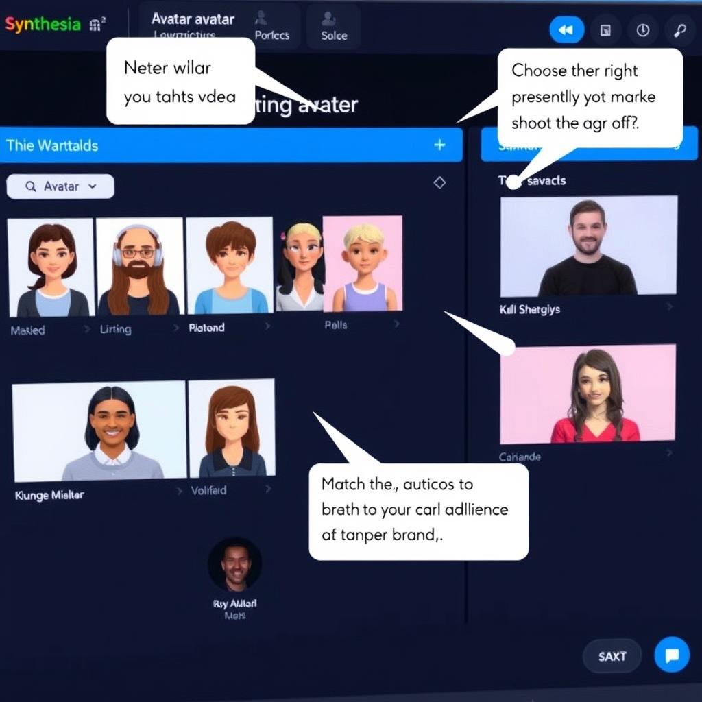 Tips for selecting the right avatar for Synthesia AI video