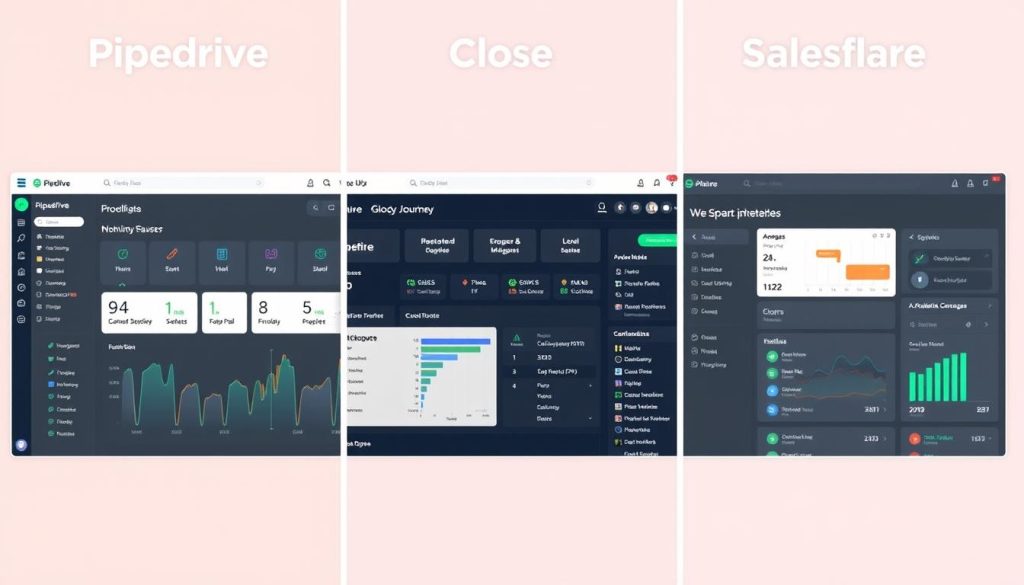 User interface comparison of CRM tools for sales teams User interface comparison of CRM tools for sales teams