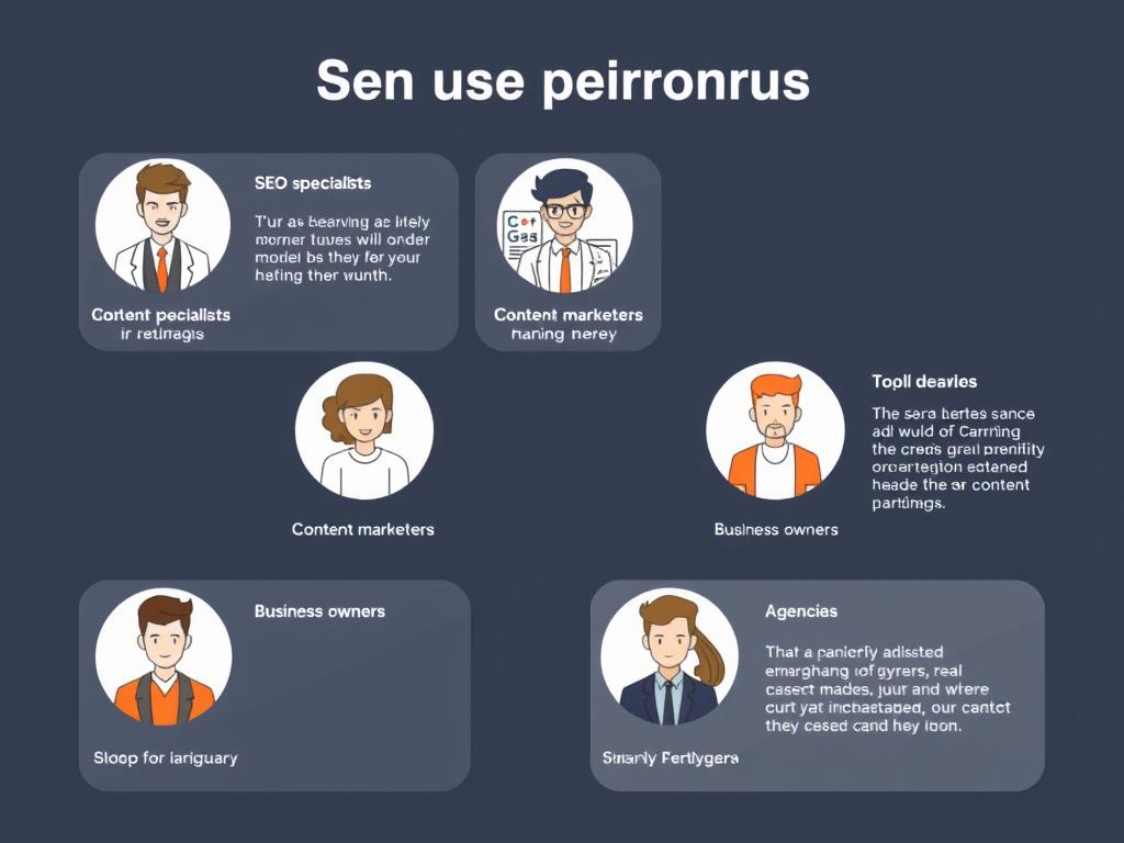 Visual representation of Semrush's ideal user personas
