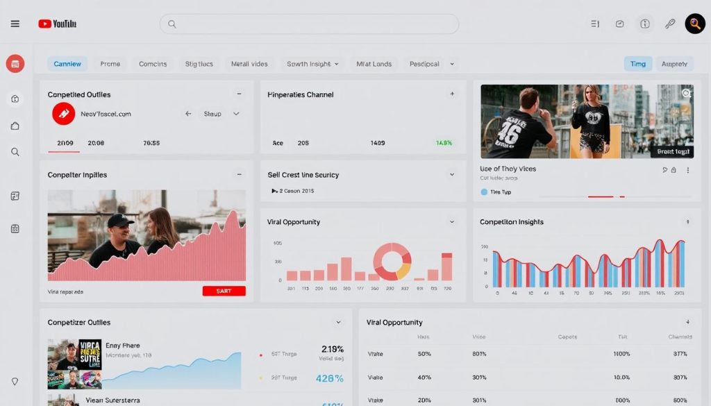 1of10 interface showing YouTube outlier video analysis