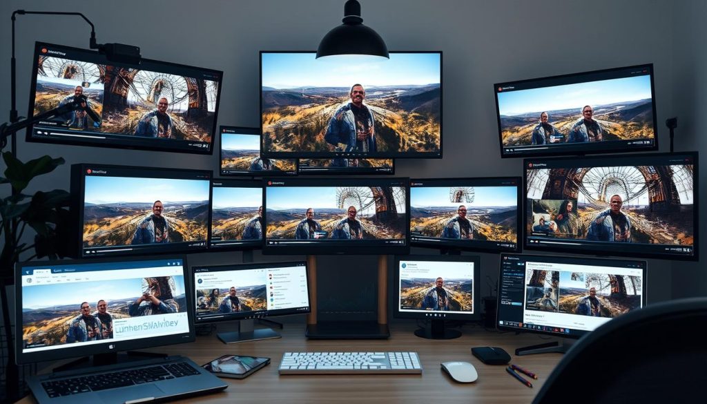 Content creator successfully publishing videos created with social media video tools showing Lumen5 vs Fliki vs Wave.video