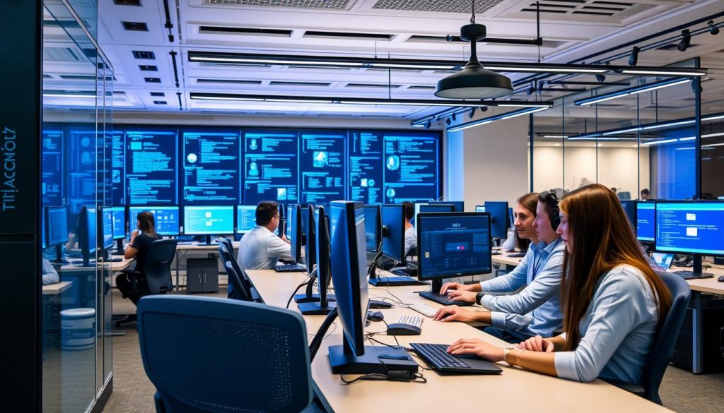 Enterprise business implementing an advanced AI chatbot solution