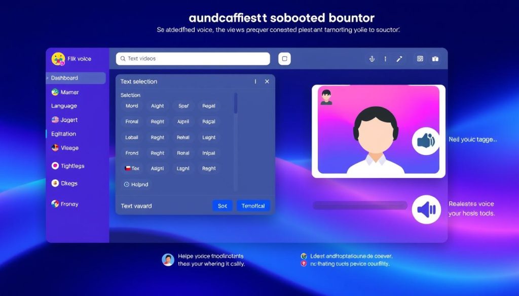 Fliki interface showing text-to-video and voice generation features compared to Lumen5 and Wave.video