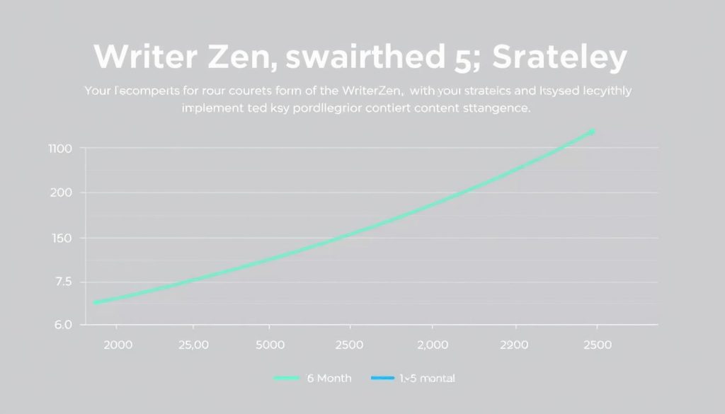 Graph showing traffic growth after implementing WriterZen strategy Graph showing traffic growth after implementing WriterZen strategy