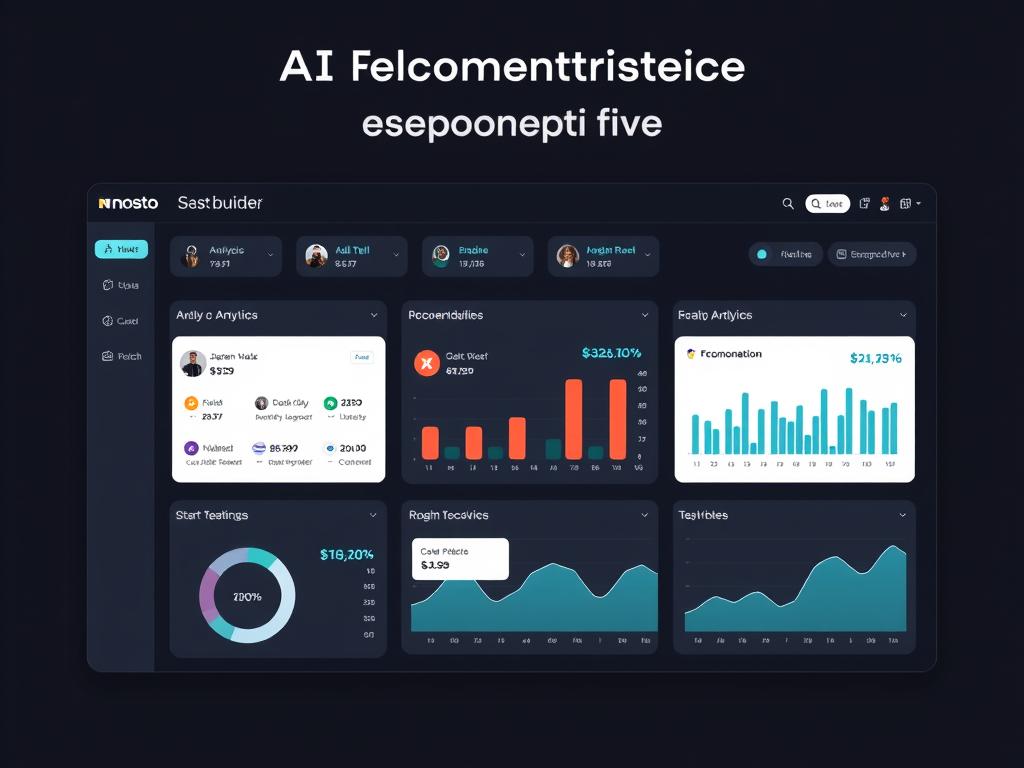 Nosto AI personalization dashboard showing product recommendation widgets and analytics