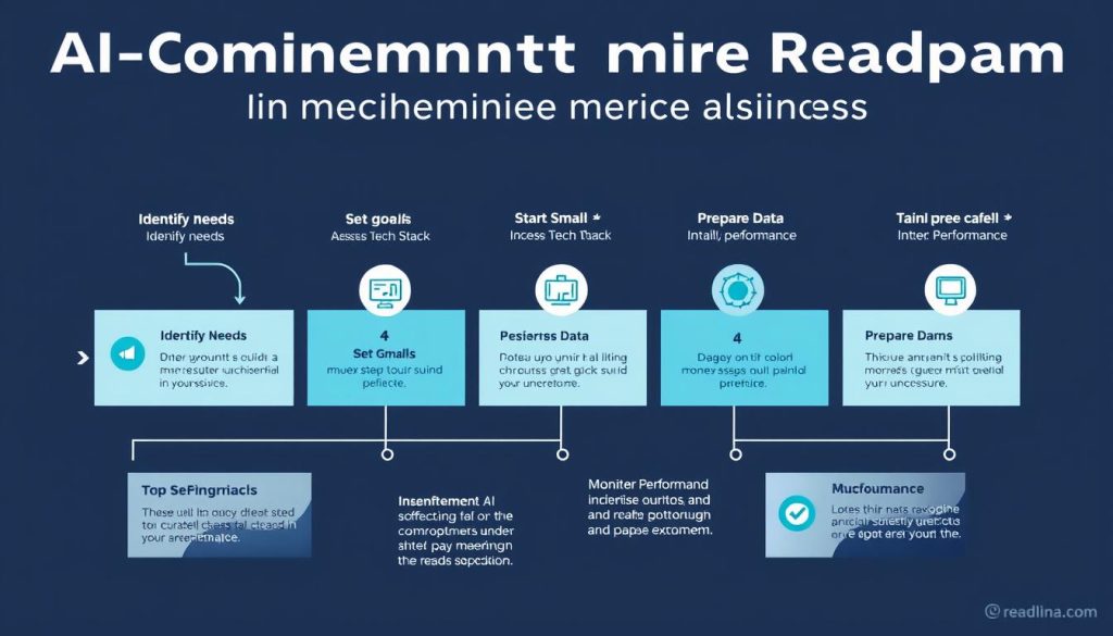 Step-by-step implementation roadmap for AI tools in e-commerce businesses