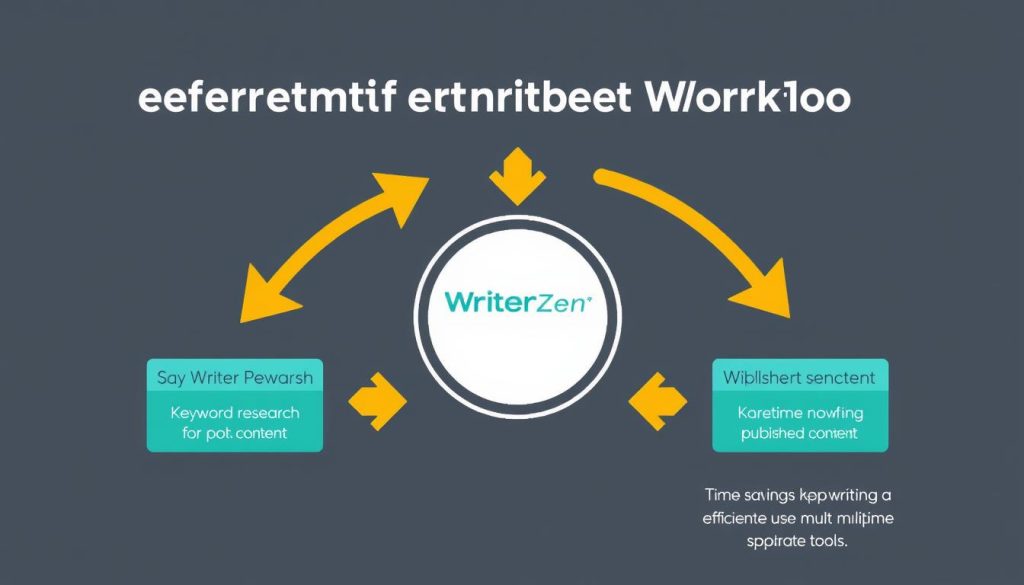 WriterZen workflow showing the pros of an integrated approach WriterZen workflow showing the pros of an integrated approach