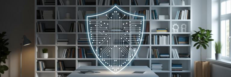 AI security protecting online course materials.