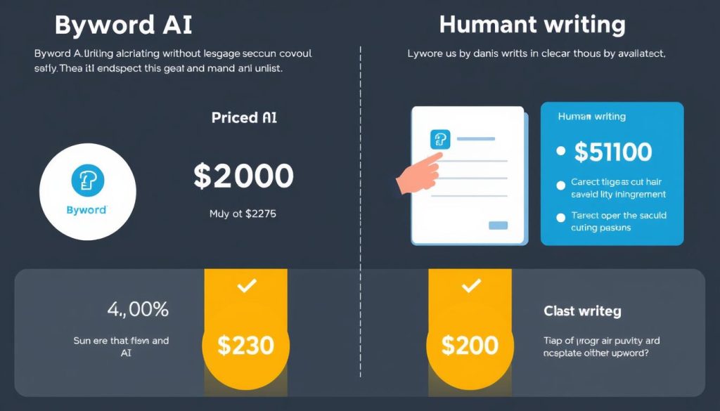 Byword Review pricing comparison chart