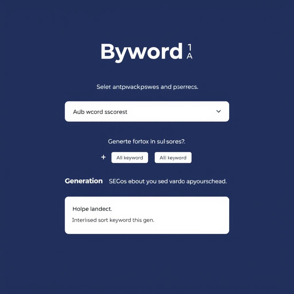 Byword Review showing keyword-based article generation