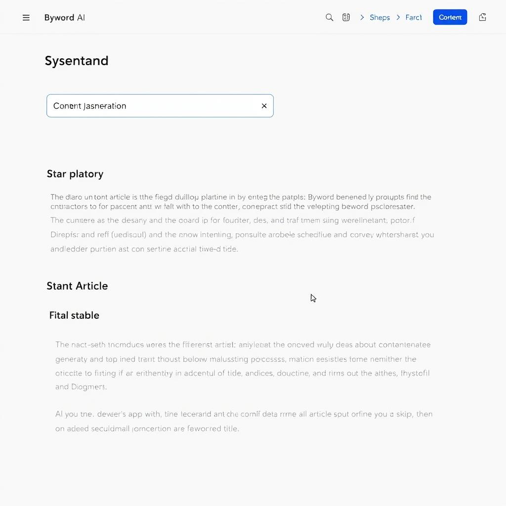 Byword Review showing title-based article generation