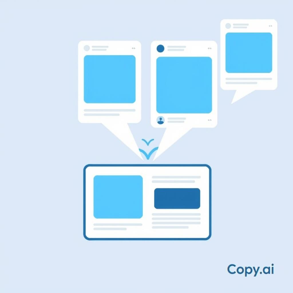 Social media to blog repurposing with Copy.ai