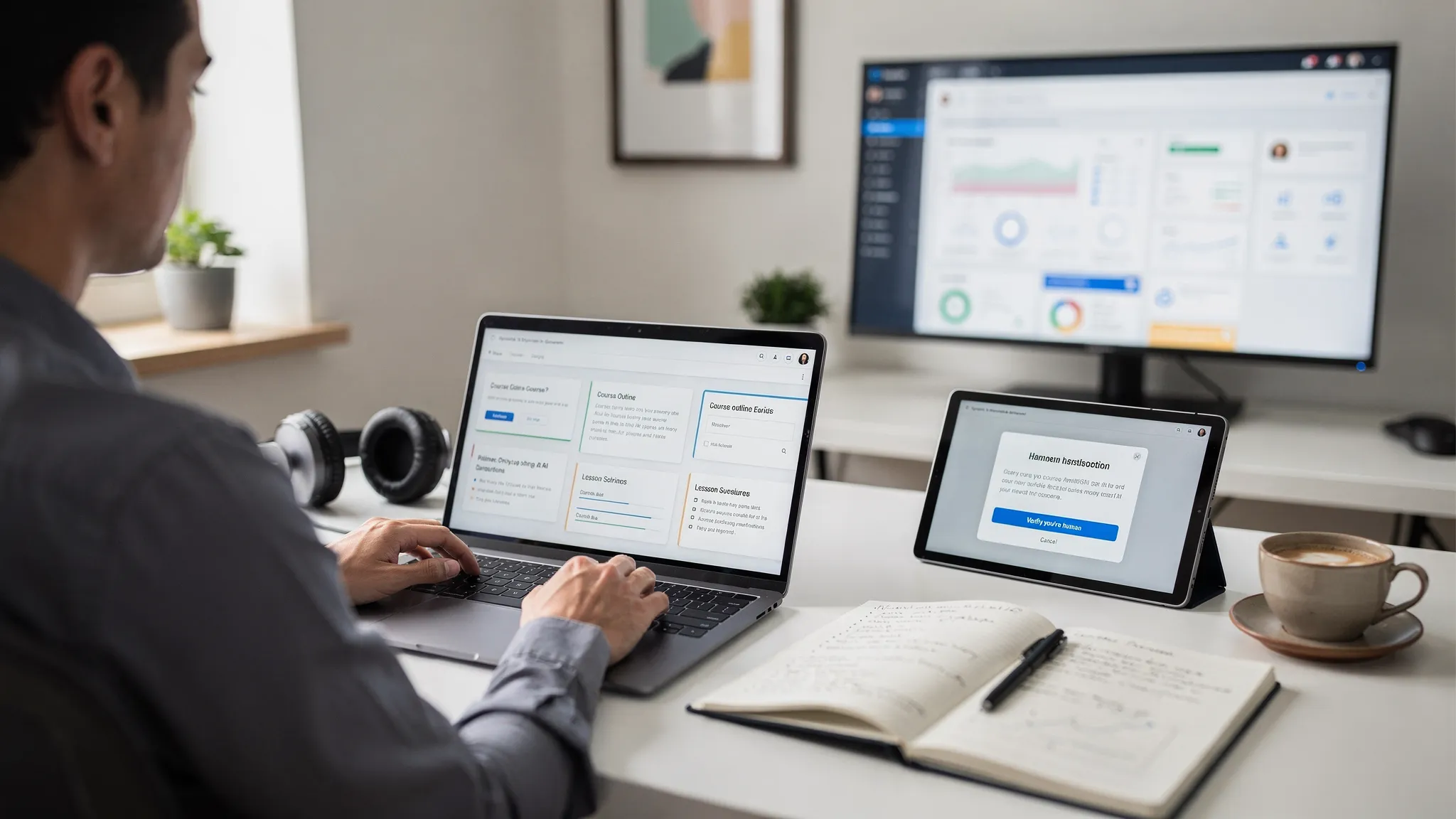 Content Creation with AI, Securely Shared with Students - Main Image