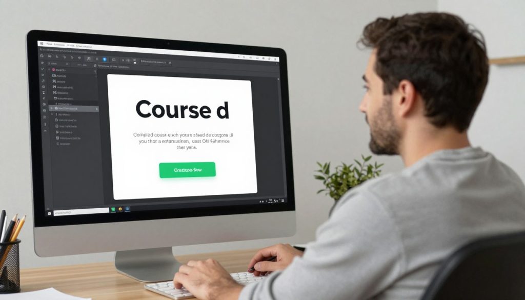 Course creator celebrating completed course created with ChatGPT