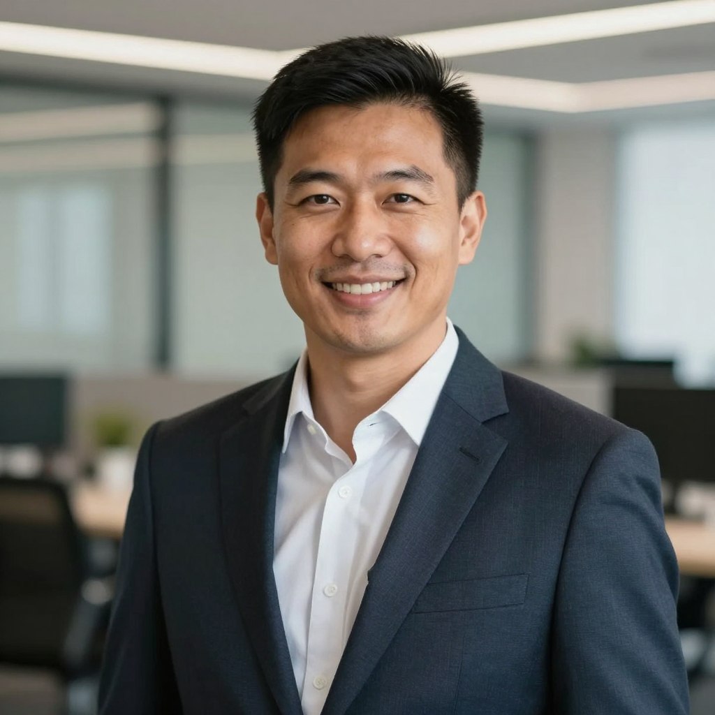 Portrait of a corporate learning director who used LearnWorlds AI to refresh courses