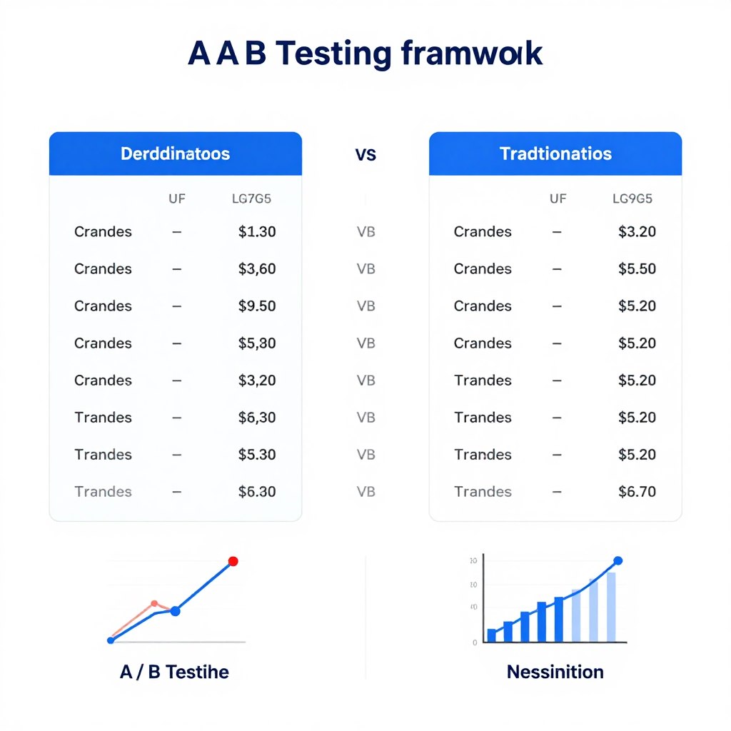 A/B testing framework for AI vs. traditional marketing