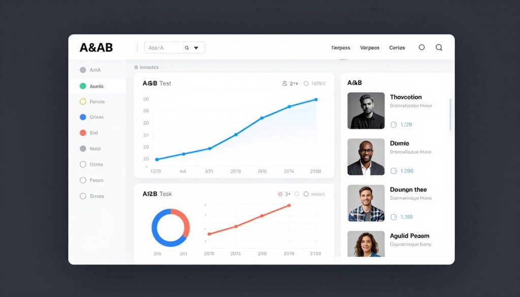 Creative testing and optimization platform showing performance analytics