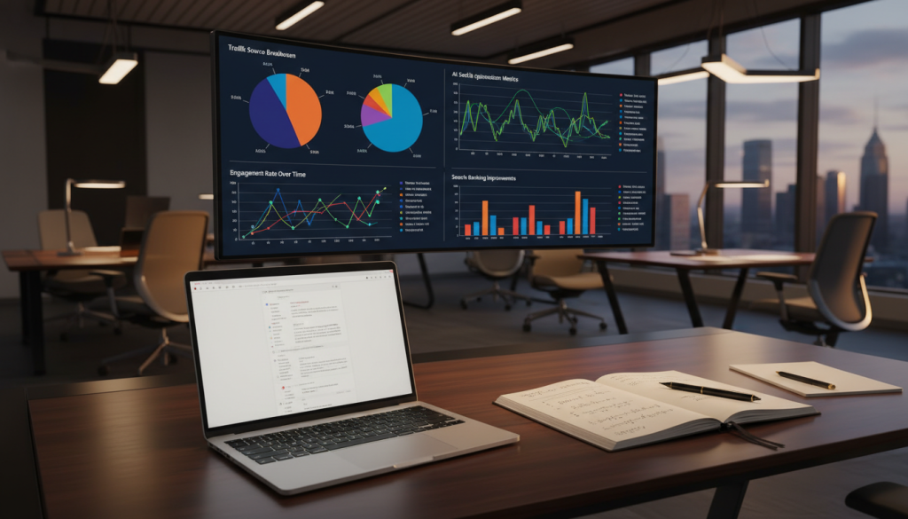 AI search optimization metrics