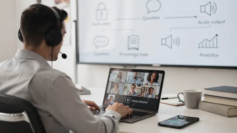 AI Voice Generation for Verified Q&A Sessions - Main Image